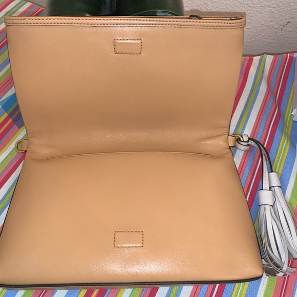 Tory Burch McGraw striped crossbody/clutch bag - Picture 5 of 12